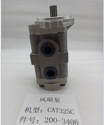 pièces hydrauliques de pompe à engrenages du moteur 2003406 de ventilateur d'excavatrice de chenille de 325C 325D