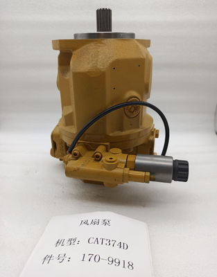 Moteur de fan hydraulique d'excavatrice de refroidissement d'E374D 1709918 1915611 pièces d'excavatrice de chenille