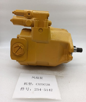 Pièces de rechange hydrauliques 972H de chargeur de roue de moteur de ventilateur d'excavatrice de piston