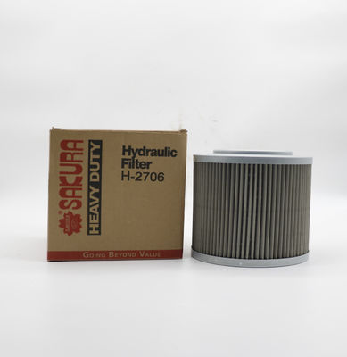 Élément d'huile de pièces de moteur du filtre à air hydraulique d'excavatrice 4210224 H2706 HF28925